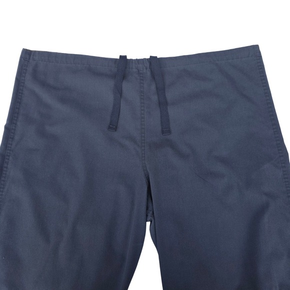 Landau Scrub Pants Unisex Large Gray Drawstring Back Pocket Nurse Uniform - Picture 1 of 6
